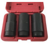 CTA Tools 1069 Brake Caliper Bolt Socket 3-Piece Counter Weighted Crankshaft Pulley Damper Bolt Impact Socket Set for Various
