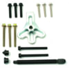 CTA Tools 2236 Harmonic Balancer Puller Heavy Duty Slotted Yoke Harmonic Balancer Puller Tool Set with Bolts