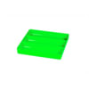 Ernst 5024 Parts Tray 10.5 In. 3-Compartment Stackable Low Profile Toolbox Organizer Parts Tray