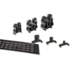 Ernst 8445 Socket Holder 45-Piece 1/4 3/8 and 1/2 In. Drive Twist Lock Socket Rail Accessory Clip Kit
