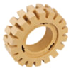 Dynabrade 92240 Adhesive Eraser Wheel 4-Inch Diameter x 1-1/4 Inch Wide Beige Rubber Eraser Wheel