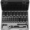 Grey Pneumatic 82018D Socket 1/2" Drive x 9/16" Size, 6-Point, Deep-Length, Duo-Socket