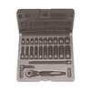Grey Pneumatic 89010D Socket 1/4" Drive x 5/16" Size, 6-Point, Deep-Length, Duo-Socket
