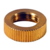 Haltec LN-10B Tire Valve Stem Nut Tire Valve Stem Nut - Brass Rim Nut, For Tractor Tube Valves TR-218A and TR-220A