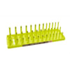 Hansen Global 38073 3/8" SAE 3-Row Socket Tray, Hi-Viz Yellow