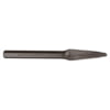 Mayhew Tools 10402MAY Air Hammer Chisel 1/4" Blade Cape Chisel with 5-1/2" Length Black Oxide Finish for Cutting Grooves and