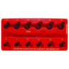 LTI Tools LT-1930 Wrench 12-Piece Metric Air Hammer Powered Flare Nut Line Wrench Crowfoot Set Black Oxide Finish