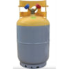 Mastercool 62010 Refrigerant Tank 30-lb Refrigerant Recovery Cylinder Tank with Y-Valve and 1/4-Inch FL-M Connections