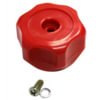 Mastercool 285212 A/C Control Knob Replacement Red High-Side Control Knob with Screw and Lock Washer for Manifold Gauge Sets