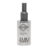Mayhew Tools 16276 Screwdriver Bit Socket 4 mm Metric Hex Short Insert Socket Bit One 1/4" Drive Forged S2 Steel Hand Tool