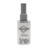 Mayhew Tools 16289 Mayhew 3/16-Inch Tamper SAE Hex Short Insert Socket Bit, 1/4-Inch Drive
