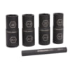Steelman 60443 Socket Set 5-Piece 1/2-Inch Drive 6-Point Thin Wall Impact Flip Socket and Knockout Bar Set