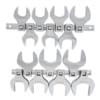 Sunex Tools 9721A Wrench Set 14-Piece 1/2 in. Drive Jumbo SAE Crowfoot Wrench Set in Chrome Vanadium, Stronger and