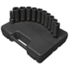 Sunex Tools 2611 Socket Set 11-Piece 1/2 in. Drive SAE and Metric Extra-Thin-Wall Deep Impact Socket Set with 3 in. Extension