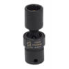 Sunex Tools 810ZUMMG Socket 10 mm x 1/4 in. Drive 12-Point Magnetic Universal Impact Socket in Chrome Molybdenum Steel