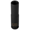 Sunex Tools 808MD Socket 8mm x 1/4" Drive 6-Point Deep Impact Socket in Chrome Molybdenum Alloy Steel w/ Radius-Corner Design