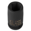 Sunex Tools 808M Socket 8 mm x 1/4" Drive 6-Point Impact Socket in Chrome Molybdenum Alloy Steel with Radius-Corner Design