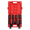 Sunex Tools 5690A Socket Set 10 Pc. 1" Drive SAE & Metric Heavy Duty Wheel Impact Socket Set