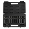 Sunex Tools 3325 Socket Set 25 Pc. 3/8" Drive SAE Master Impact Socket Set