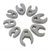 Sunex Tools 9708 3/8" Drive, Fully Polished SAE Flare Nut Crowfoot Wrench Set, 8 Pc.