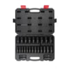 Sunex Tools 2646 Socket Set 26-Piece 1/2 in. Drive Metric Deep Impact Socket Set in Chrome Molybdenum with Radius-Corner