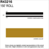 Prostripe R43216 Pinstripe 1/2" x 150' Gold Metallic Multistripe Tape, Vinyl, Pressure Sensitive Adhesive