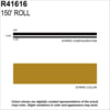 Prostripe R41616 Pinstripe 1/4" x 150' Gold Metallic Multistripe Tape, Vinyl, Pressure Sensitive Adhesive