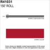 Prostripe R41031 Pinstripe 3/16" x 150' Fire Red Multistripe Tape, Vinyl, Pressure Sensitive Adhesive