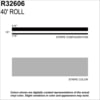 Prostripe R32606 Pinstripe 3/8" x 40' Silver Metallic Multistripe Tape, Vinyl, Pressure Sensitive Adhesive