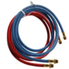 Robinair 71234 A/C Hose Service Cap 2-Piece Red and Blue Enviro Guard R-1234yf Barrier Service Charging Hose Set