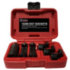 Schley Tools 15300 Socket Set 6-Piece EGT Sensor Socket Set, 3/8” Drive, 13mm, 14mm and 17mm, Two Styles
