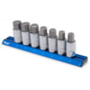 Titan 16131 Screwdriver Bit Socket 7 Pc., 1/2 In. Drive Metric Large Hex Screwdriver Bit Socket Ideal for Professional Hand