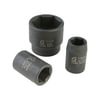 Sunex Tools 223ZM Socket 23mm x 1/2" Drive 12-Pt. Shallow Impact Socket in Chrome Molybdenum Alloy Steel w/ Radius-Corner