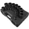 Sunex Tools 2819 Socket Set 19-PC 1/2 in. Drive 12-Point Fractional SAE Impact Socket Set in Chrome Molybdenum with Storage