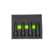 Vim Tools IMPTX800 Door Mirror Large Impact Torx Driver Set - T70, T80, T90 & T100 on 1/2” Square Drive