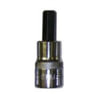 Vim Tools HMS-8MM Socket Driver Bit 8 mm Metric Hex Bit Socket Driver 3/8 In. Square Drive Chrome Plated Tool