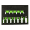 Vim Tools XZNS1000A Driver Bit Set 13-Piece XZN Triple Square Socket Driver Bit Set Forged S2 Steel Automotive Mechanics Kit
