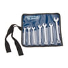 Vim Tools CW01M Wrench Set 7-Piece Metric Miniature 6-Point Box End Combination Wrench Set 4 to 9 mm Vinyl Roll