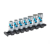 Titan 66840 Universal Joint Socket 7 Pc., 1/4 In. Drive mm Auto-flex Universal Socket Set Ideal for Professional Hand Tools