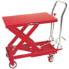 American Forge & Foundry 3904 Lift Table 1,100 LB Capacity Heavy-Duty Hydraulic Scissor Lift Table Cart