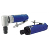Astro Pneumatic 1222 Air Die Grinder 1/4" 90-deg Angle and Medium Die Grinder Set, Blue Composite Body, Rear Exhaust with