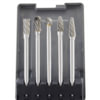 Astro Pneumatic 2185 Power Burr Set 5 Pc. 1/4" x 4.5" Double Cut Carbide Burr Set