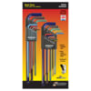 Bondhus Corp. 69600 Bondhus 69600 ColorGuard™ 22 Pc. Ball End L-Wrench Hex Key Combo Set, .050-3/8" & 1.5mm-10mm