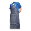 AES Industries 7320 Cooking Apron Heavy Duty Blue Denim Shop Apron Knee Length Protective Tool Work Apron with Pocket