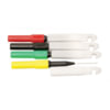 Electronic Specialties 618 Diagnostic Test Probe 4-Pieces Mini Back Probes and Wire Piercers, Yellow, Red, Green, Black, 21mm