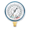 FJC, Inc. 6136 Manifold Pressure Gauge Precision-Calibrated Replacement Manifold Pressure Gauge, Low Side Blue, R-134a