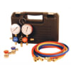 FJC, Inc. 6799 Manifold Pressure Gauge Heavy-Duty R-134a Aluminum Manifold Gauge Set, 80mm Dials, Long Hoses, and Manual