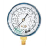 FJC, Inc. 6128 Manifold Pressure Gauge Dual Scale A/C Manifold Replacement Pressure Gauge, Low Side Blue, R-12, R-22, and