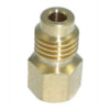 FJC, Inc. 6829 A/C Vacuum Hose Fitting R-1234yf Left-Hand Thread Hose to R-134a Right-Hand Vacuum Pump Adapter Fitting