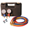 FJC, Inc. 6855 Manifold Pressure Gauge R-1234yf and R-134a Dual Aluminum Manifold Gauge Set with Manual Service Couplers and